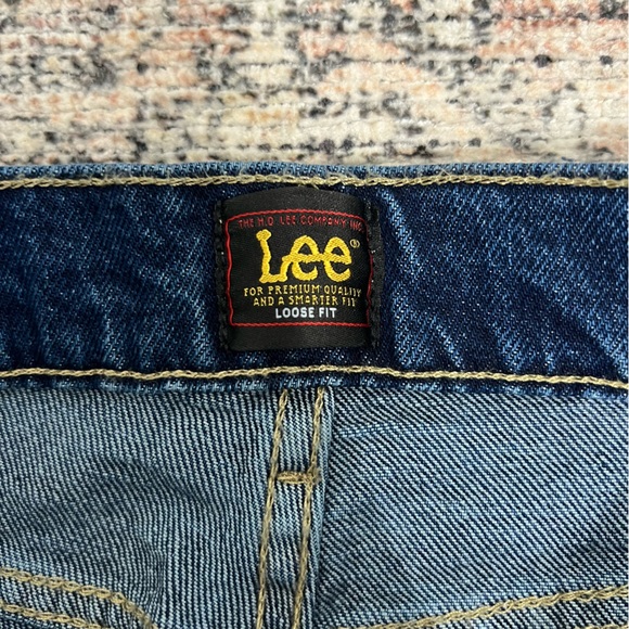 NWT Lee Loose Fit Straight Leg Men’s Jeans 30x32 Blue Denim Cotton - Picture 8 of 16